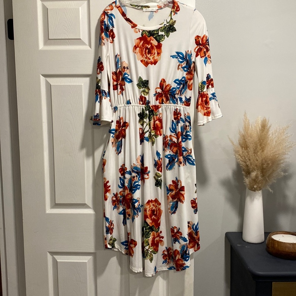 Floral boutique dress